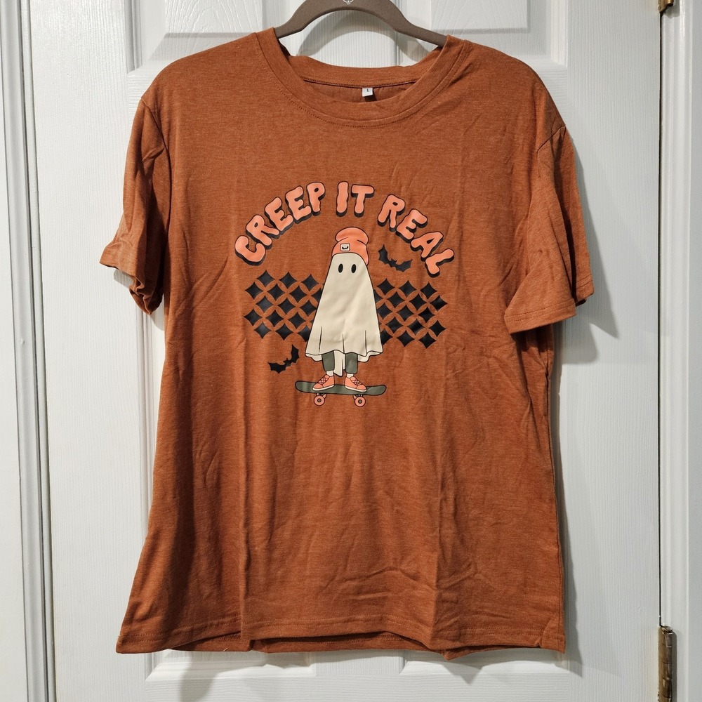 'Creep It Real' Halloween T-Shirt Size Lg